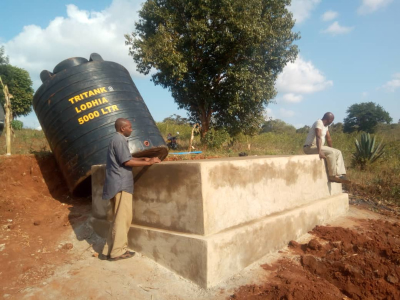 New concrete plinth Aug 20