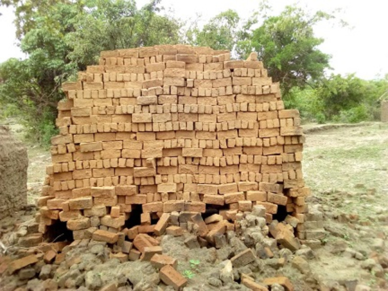 Bricks for Kikilo pastors hous